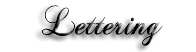 Lettering